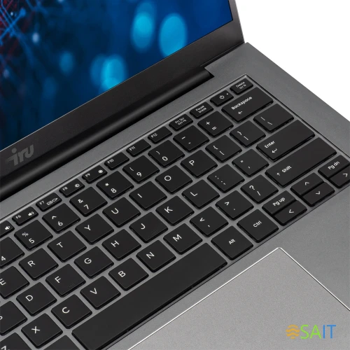 Ноутбук IRU Planio 14INPR N-series N100 16Gb SSD512Gb Intel UHD Graphics 14" IPS FHD (1920x1080) Windows 11 Pro grey WiFi BT Cam 5000mAh (2078485)