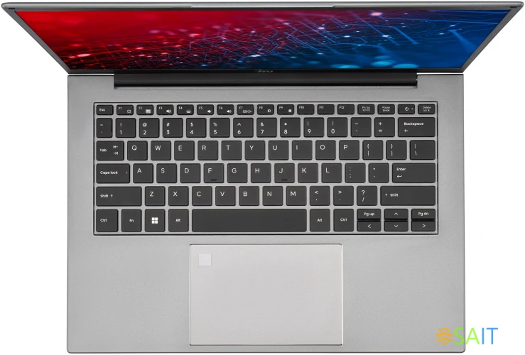 Ноутбук IRU Planio 14INPR N-series N100 16Gb SSD512Gb Intel UHD Graphics 14" IPS FHD (1920x1080) Windows 11 Pro grey WiFi BT Cam 5000mAh (2078485)