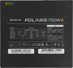Блок питания Chieftec ATX 750W Polaris PPS-750FC 80+ gold 24pin APFC 120mm fan 8xSATA Cab Manag RTL