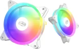 Вентилятор для корпуса PcCooler F3 T120 ARGB 120х120x25 белый 4-pin 21.6дБ (F3-T120WHAM1-GL) Ret