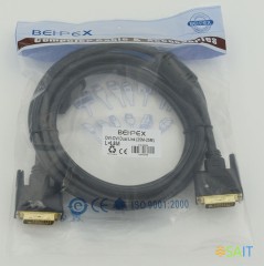Кабель DVI-D (m) DVI-D (m) 1.8м феррит.кольца черный