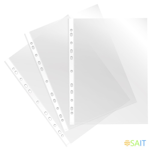 Папка-вкладыш Бюрократ Премиум 013BTEN40 тисненые A4+ (упак.:100шт)