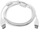 Кабель-удлинитель Ningbo USB A(m) USB A(f) 1.8м (USB2.0-AM/AF-1.8M-MG) феррит.кольца