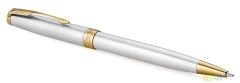 Ручка шариков. Parker Sonnet Core K527 (1931507) Stainless Steel GT M черн. черн. подар.кор.