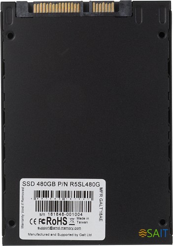 Накопитель SSD AMD SATA-III 480GB R5SL480G Radeon R5 2.5"