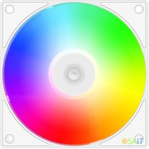 Вентилятор для корпуса ID-Cooling AS-120-W ARGB 120х120x25 белый 4-pin 27.2дБ (AS-120-ARGB-W) Ret