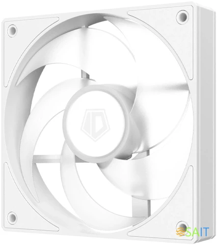 Вентилятор для корпуса ID-Cooling AS-120-W ARGB 120х120x25 белый 4-pin 27.2дБ (AS-120-ARGB-W) Ret