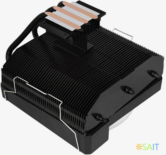 Устройство охлаждения(кулер) Aerocool Cylon 3H ARGB Soc-AM5/AM4/1200/1700/1851 черный 4-pin 13-24dB Al+Cu 125W 480gr Ret (CYLON 3H ARGB PWM 4P)