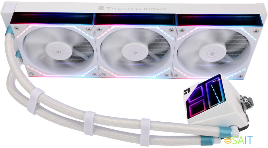 Система водяного охлаждения Thermalright Frozen Infinity 360 ARGB Soc-AM5/AM4/1200/1700/1851 белый 4-pin 28.2dB Al Ret (F-INFINITY-360-WH)