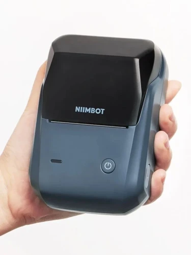 Термопринтер Niimbot B1 (1746799) 203dpi 50мм/с/USB/BT для печ.этик. голубой