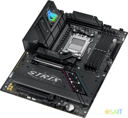 Материнская плата Asus ROG STRIX B850-F GAMING WIFI SocketAM5 AMD B850 4xDDR5 ATX AC`97 8ch(7.1) 2.5Gg RAID+HDMI+DP