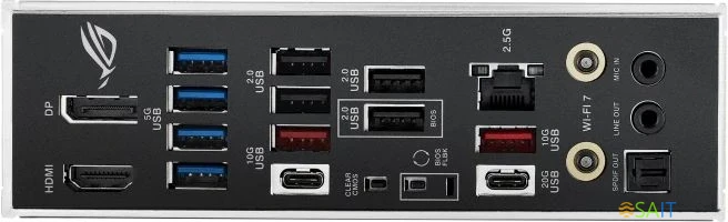 Материнская плата Asus ROG STRIX B850-F GAMING WIFI SocketAM5 AMD B850 4xDDR5 ATX AC`97 8ch(7.1) 2.5Gg RAID+HDMI+DP