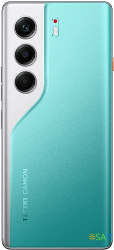 Смартфон Tecno Camon 40 Pro 5G 256Gb 8Gb зеленый моноблок 3G 4G 2Sim 6.78" 1080x2436 Android 15 50Mpix 802.11 a/b/g/n/ac/ax NFC GPS GSM900/1800 GSM1900 Protect FM
