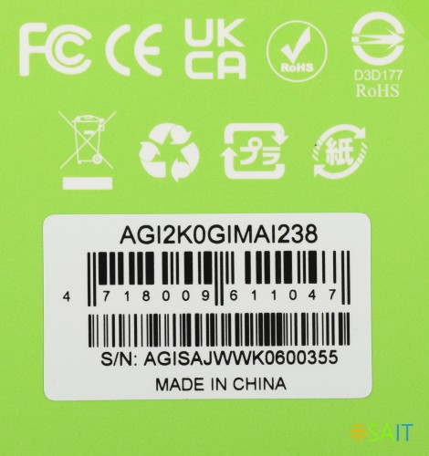 Накопитель SSD AGi SATA-III 2TB AGI2K0GIMAI238 AI238 2.5"