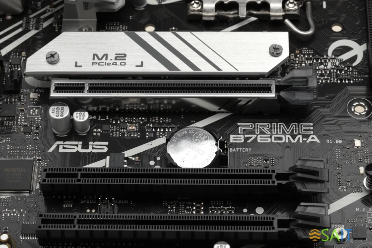 Материнская плата Asus PRIME B760M-A-CSM Soc-1700 Intel B760 4xDDR5 mATX AC`97 8ch(7.1) 2.5Gg RAID+HDMI+DP