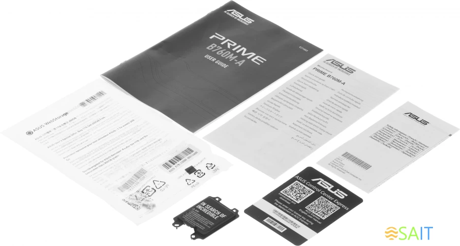 Материнская плата Asus PRIME B760M-A-CSM Soc-1700 Intel B760 4xDDR5 mATX AC`97 8ch(7.1) 2.5Gg RAID+HDMI+DP