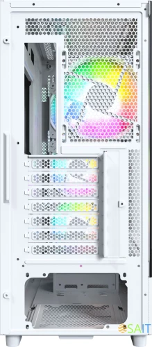 Корпус Montech X5 белый без БП ATX 8x120mm 2x140mm 1xUSB2.0 1xUSB3.0 audio bott PSU