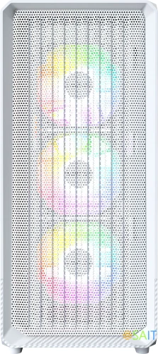 Корпус Montech X5 белый без БП ATX 8x120mm 2x140mm 1xUSB2.0 1xUSB3.0 audio bott PSU
