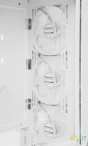 Корпус Montech X5 белый без БП ATX 8x120mm 2x140mm 1xUSB2.0 1xUSB3.0 audio bott PSU