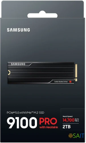 Накопитель SSD Samsung PCIe 5.0 x4 2TB MZ-VAP2T0CW 9100 Pro M.2 2280