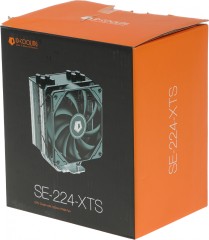 Устройство охлаждения(кулер) ID-Cooling SE-224-XTS Soc-AM5/AM4/1200/1700/1851 черный 4-pin 16-29dB Al+Cu 220W 650gr Ret
