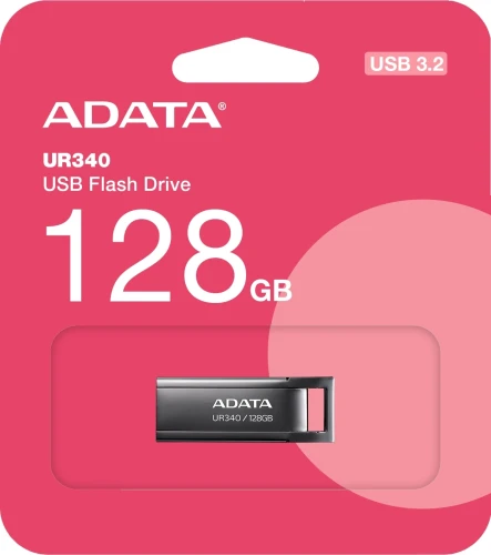 Флеш Диск A-Data 128Gb UR340 AROY-UR340-128GBK USB3.2 черный