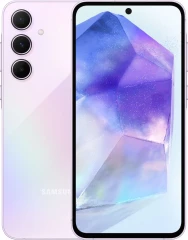 Смартфон Samsung SM-A556E Galaxy A55 5G 256Gb 8Gb лаванда моноблок 3G 4G 2Sim 6.6" 1080x2340 Android 14 50Mpix 802.11 a/b/g/n/ac/ax NFC GPS GSM900/1800 GSM1900 Protect microSD max1024Gb