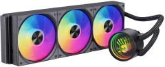 Система водяного охлаждения Bloody LC-11 ARGB Soc-AM5/AM4/1200/1700/1851 черный 4-pin 20-35dB Al+Cu 300W Ret (LC-11-ARGB360-BK)