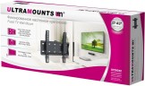 Кронштейн для телевизора Ultramounts UM804F черный 23"-42" макс.30кг настенный фиксированный