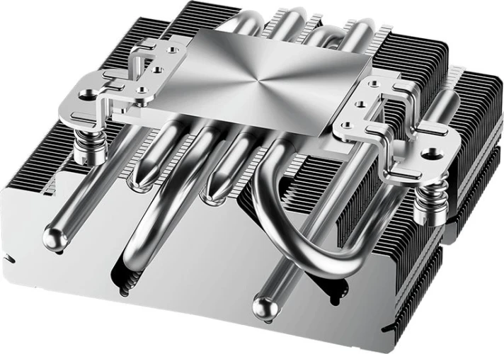 Устройство охлаждения(кулер) PcCooler RC400-53 Soc-AM5/AM4/1200/1700/1851 серебристый/черный 4-pin 31.2dB Al+Cu 130W Ret (RC400-XXNWXX-GL)