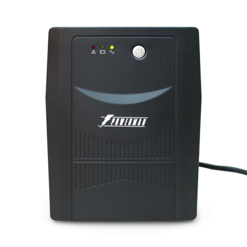 ИБП POWERMAN Back Pro 2000, линейно-интерактивный, 2000ВА, 1200Вт, 2 евророзетки с резервным питанием, батарея 12В 9Ач 2 шт., 380мм х 101мм х142мм, 11.2 кг. Powerman Back Pro 2000