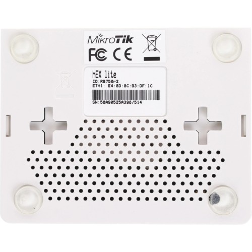 Маршрутизатор MikroTik hEX lite (RB750r2)
