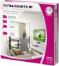 Кронштейн для телевизора Ultramounts UM867 черный 23"-42" макс.20кг настенный поворот и наклон