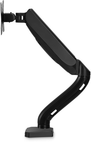 Кронштейн для мониторов ЖК Buro M1 черный 17"-27" макс.9кг крепление к столешнице поворот и наклон