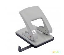 Дырокол Kw-Trio Stylish Heavy Duty 09760L/GR макс.:40лист. металл серый отв.:2 с линейкой