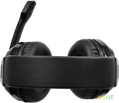 Наушники с микрофоном Оклик HS-L320G Phoenix черный/красный 1.9м мониторные оголовье (359482)