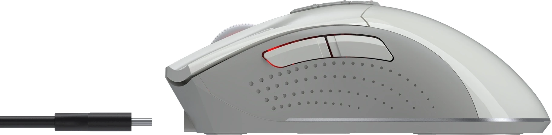 Мышь A4Tech Bloody R90 Plus белый оптическая 5000dpi беспров. USB 7but (R90 PLUS GREUISH WHITE)