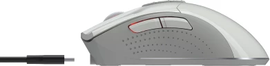 Мышь A4Tech Bloody R90 Plus белый оптическая 5000dpi беспров. USB 7but (R90 PLUS GREUISH WHITE)