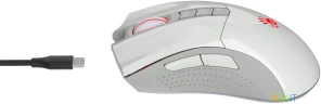 Мышь A4Tech Bloody R90 Plus белый оптическая 5000dpi беспров. USB 7but (R90 PLUS GREUISH WHITE)