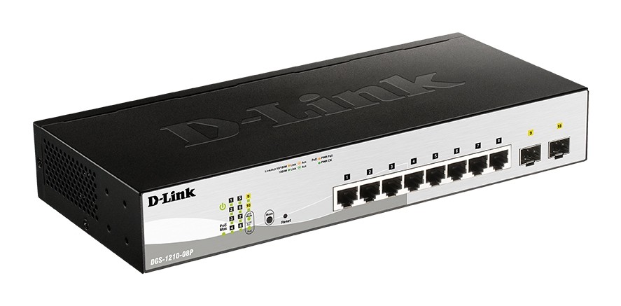Коммутатор D-Link DGS-1210-08P/G3A