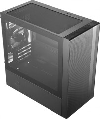 Корпус Cooler Master MasterBox NR400 w/o ODD черный без БП mATX 4x120mm 4x140mm 2xUSB3.0 audio bott PSU