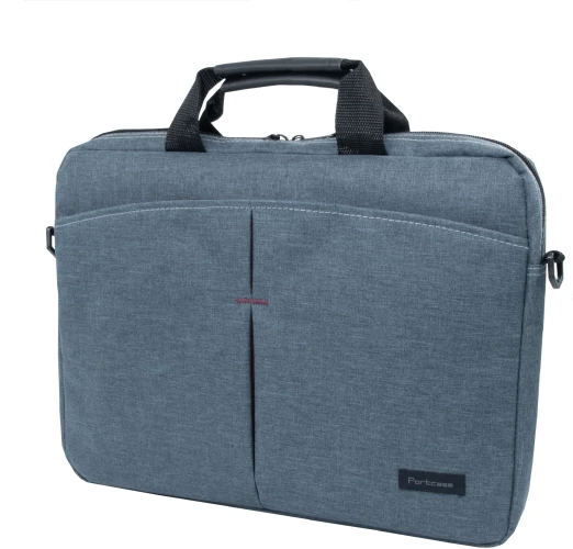 Сумка для ноутбука 15.6" Portcase KCB-162 серый нейлон/полиэстер (KCB-162 GREY)