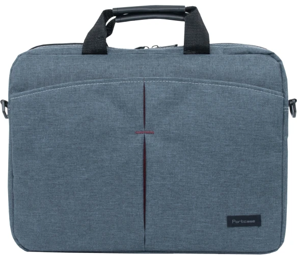 Сумка для ноутбука 15.6" Portcase KCB-162 серый нейлон/полиэстер (KCB-162 GREY)