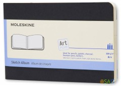 Блокнот для рисования Moleskine ART CAHIER SKETCH ALBUM ARTSKA2 Pocket 90x140мм обложка картон 88стр. черный
