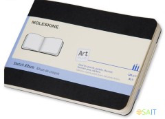 Блокнот для рисования Moleskine ART CAHIER SKETCH ALBUM ARTSKA2 Pocket 90x140мм обложка картон 88стр. черный