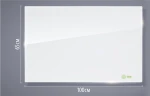 Доска стеклянная Cactus CS-GBD-65X100-UWT-TM Сквозное крепление стекло ультра белый 65x100см стекло крепления
