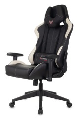 Кресло игровое Zombie VIKING 5 AERO черный/белый экокожа с подголов. крестов. пластик