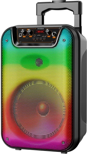 Минисистема Hyundai H-MC1292 черный 18Вт FM USB BT micro SD