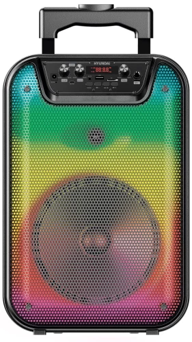 Минисистема Hyundai H-MC1292 черный 18Вт FM USB BT micro SD