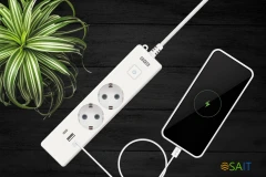 Сетевой удлинитель Powercube PC-4-2M 1.9м (2 розетки) белый (коробка)